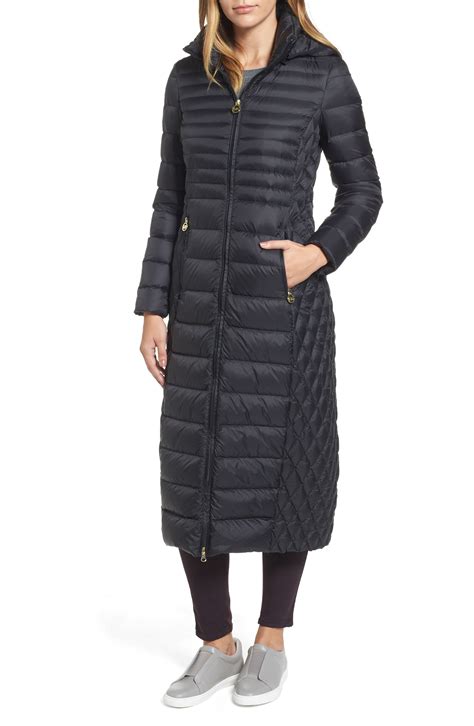 michael kors extra long puffer coat|Michael Kors puffer coat packable.